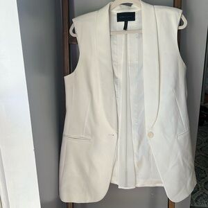 BCBG Max Azria Size L Sleeveless Blazer